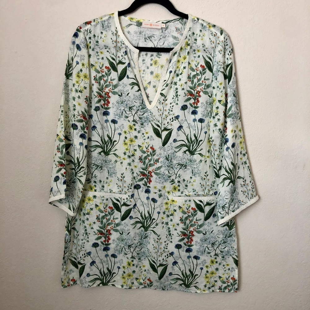 Tory Burch Floral Tunic Medium